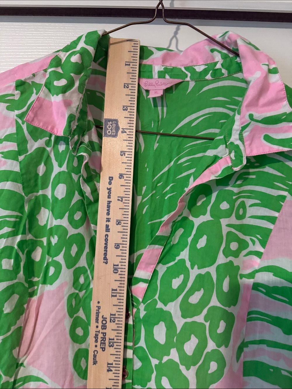 Lilly Pulitzer Pink and Green Tropical Swim Coverup - Picture 14 of 15